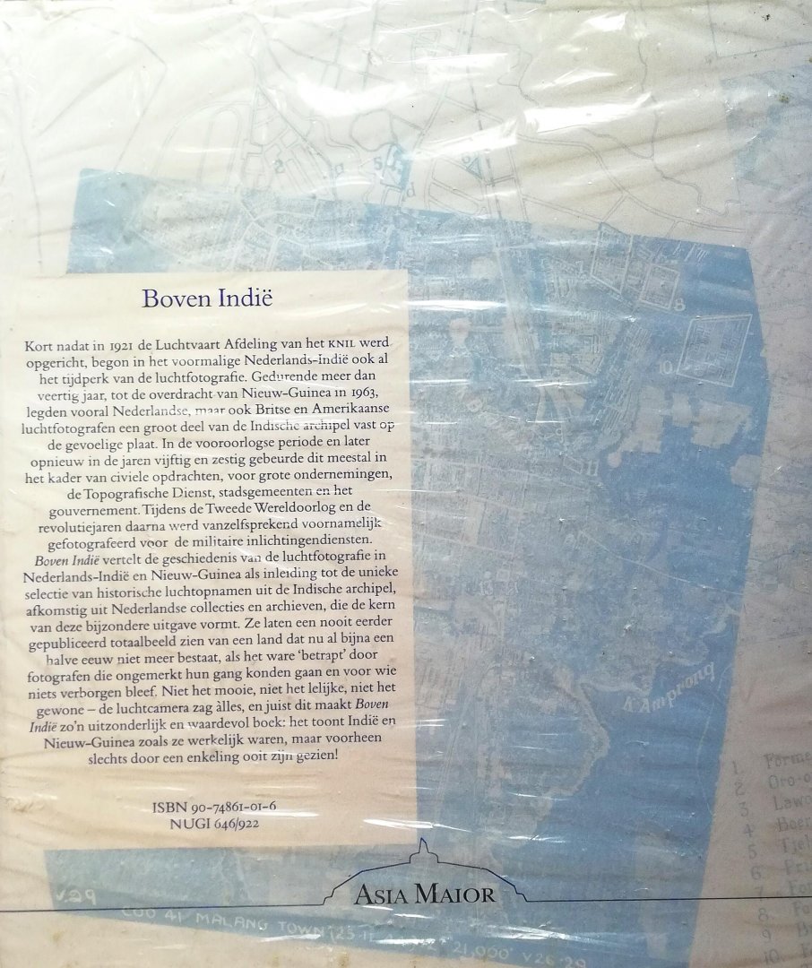 Diessen , J. R. van . & R. P. G. A. Voskuil . [ ISBN 9789074861014 ] 2618 ( Cadeauwaardig exemplaar . ) - Boven Indië . ( Nederlands-Indië en Nieuw-Guinea in luchtfoto's , 1921 - 1963 . )
