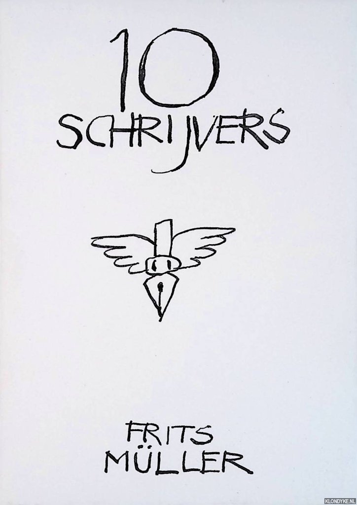 Müller, Frits - 10 schrijvers (10 ansichtkaarten)