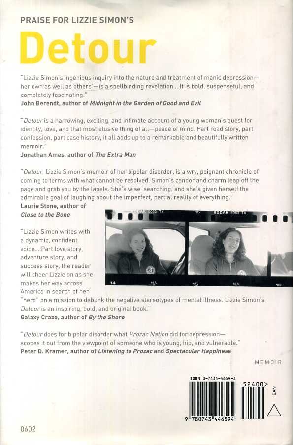 Simon, Lizzie - Detour. My Bipolar Road Trip In 4-D.