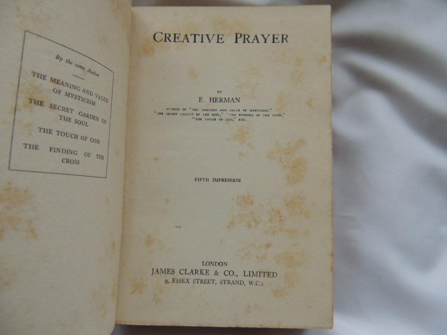 Herman E. Emily - Creative prayer