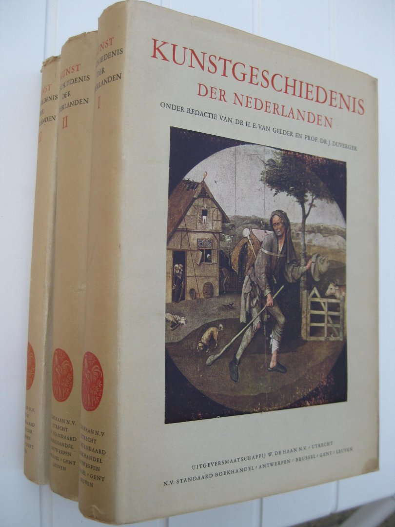 Gelder, H.E. van en Duverger, J. (ed.) - Kunstgeschiedenis der Nederlanden. Deel I, II en III.