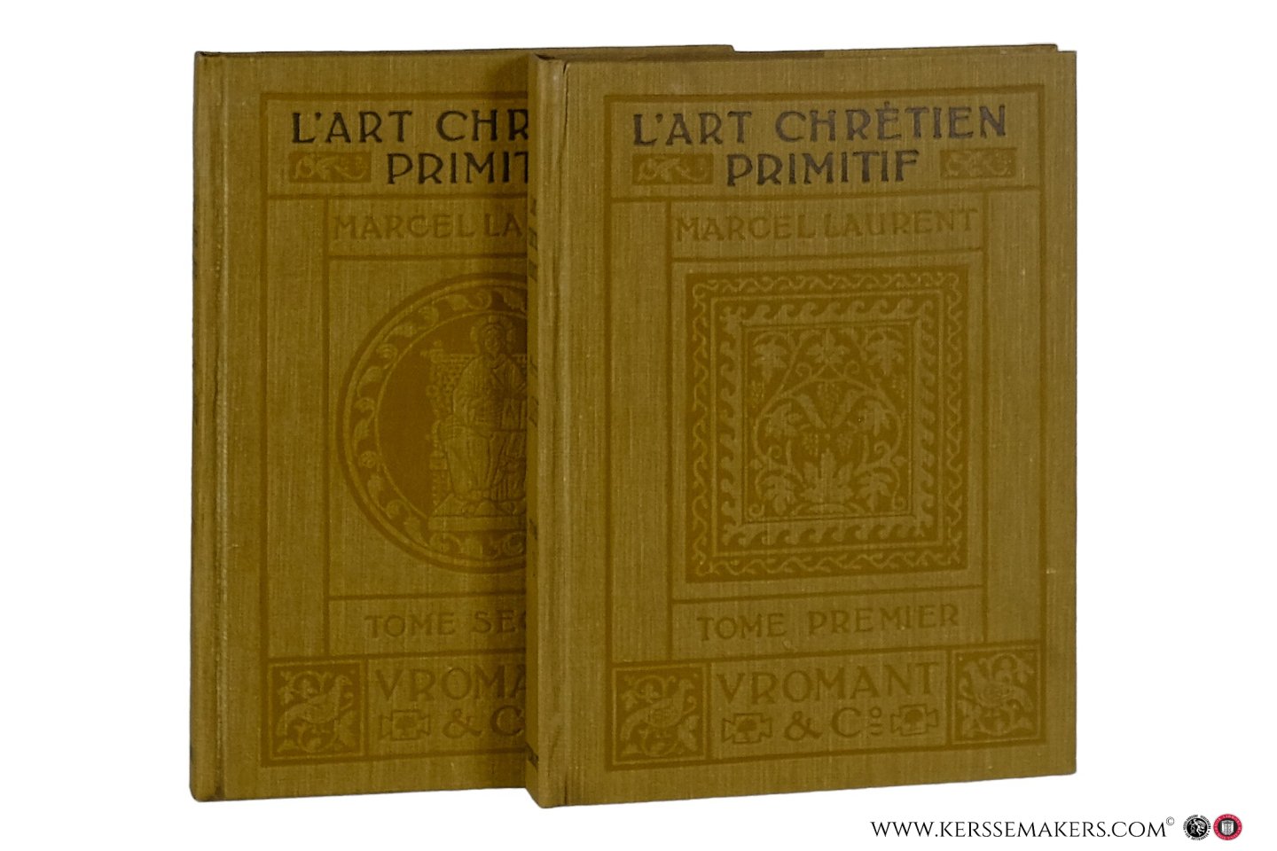 Laurent, Marcel. - L'art Chrétien primitif [ 2 volumes ].
