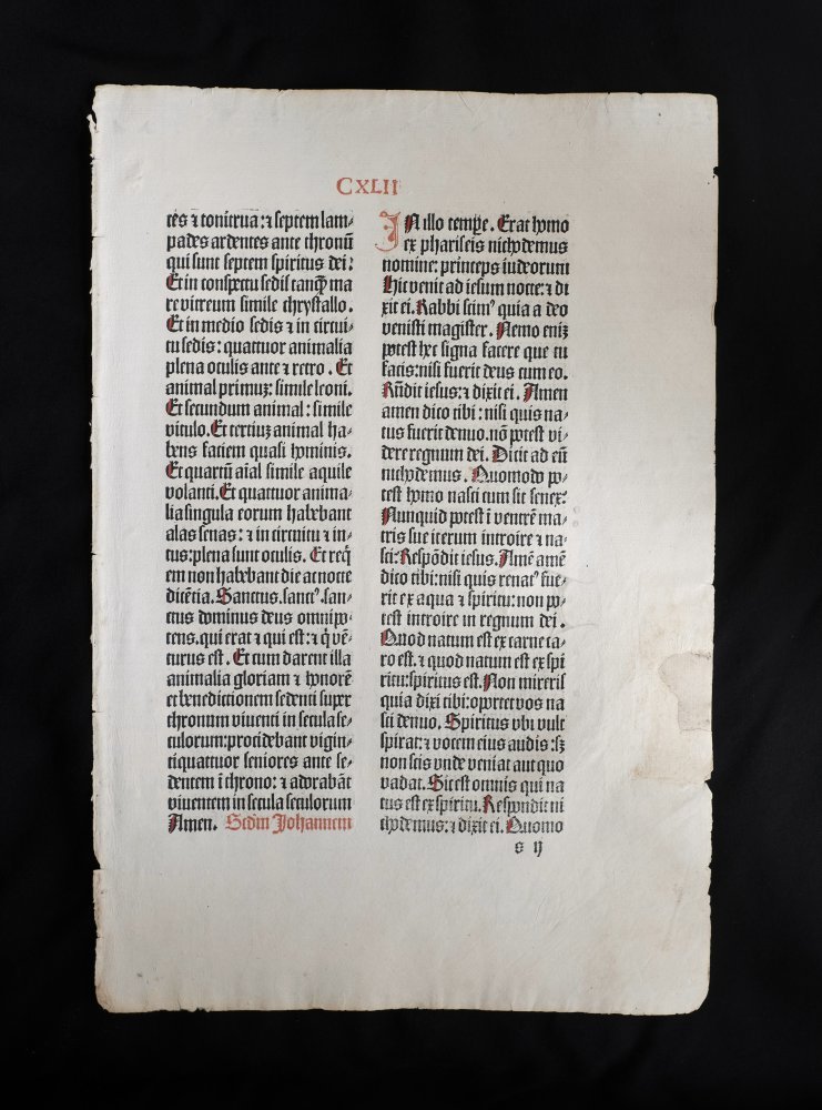  - Leaf from Missale Coloniense 1487 CXLII