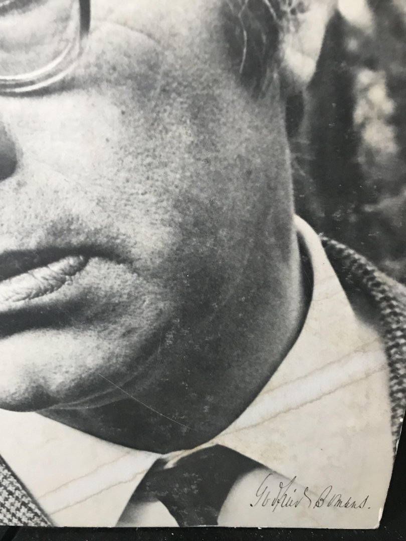 Bomans, Godfried - foto zw/w reclame materiaal voor de boekhandel
