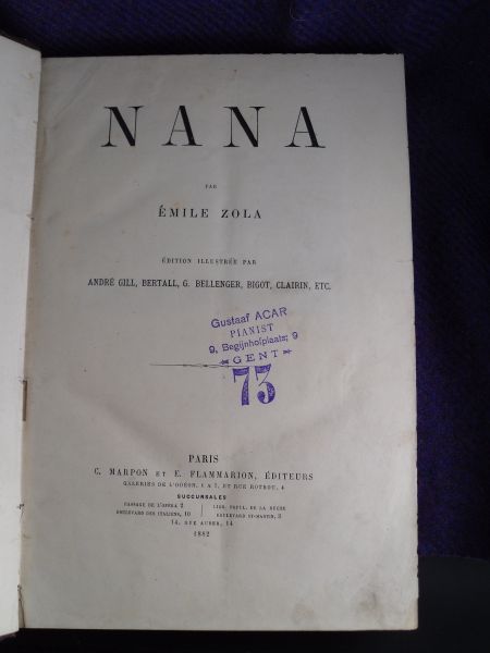 Zola, Émile. - Nana