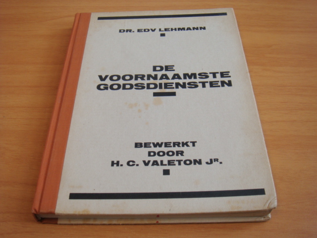 Lehmann, dr. EdV - De voornaamste godsdiensten