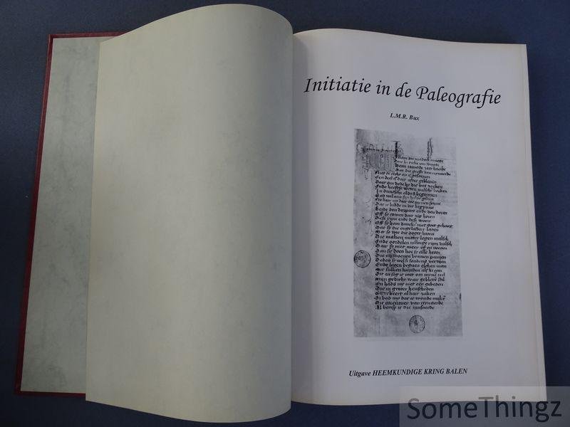 Bux, L.M.R - Initiatie in de paleografie.
