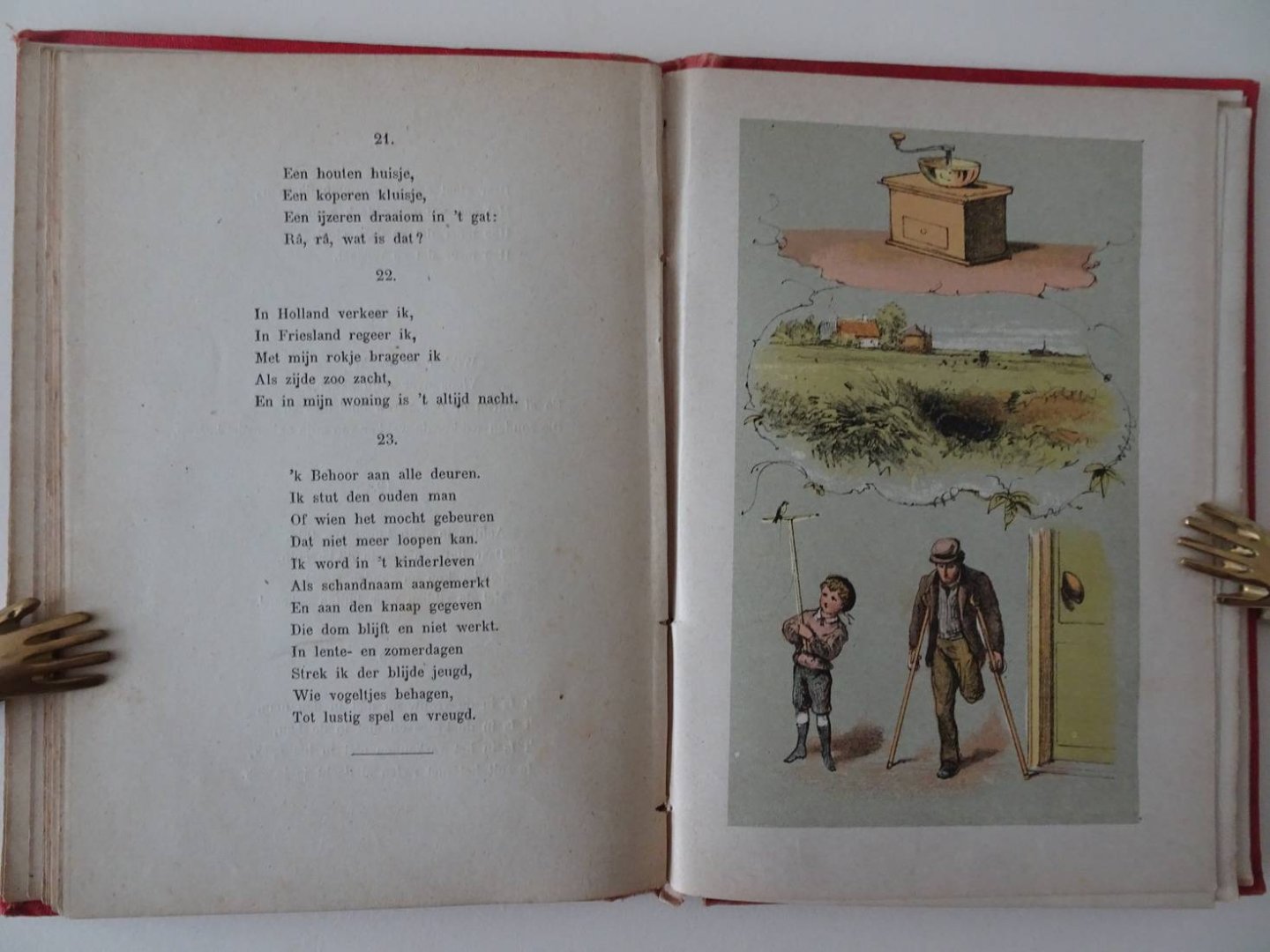 Goeverneur. - Goeverneur's kinderdeuntjes, wiegeliedjes, speel-, tel-, raadsel- en andere rijmpjes. Met 36 gekleurde platen.