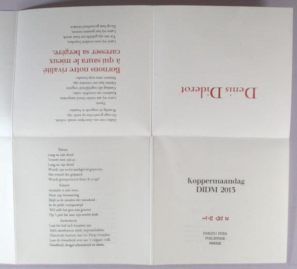 Diderot, Denis. - Les Éleuthéromanes. De Eleutheromanen of de vrijheidsmaniakken