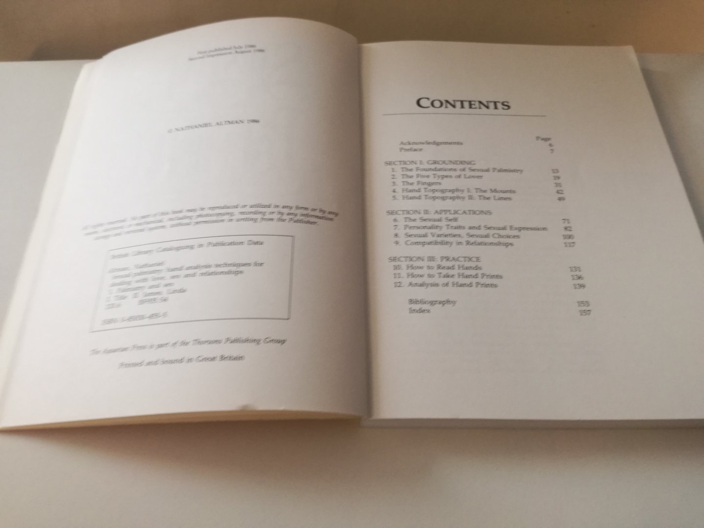 Nathaniel Altman - Sexual Palmistry