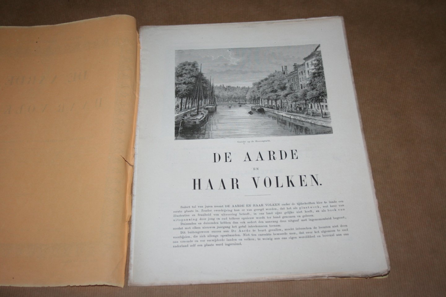  - De aarde en haar volken --  Proef-exemplaar - 1879  (Zeldzaam)