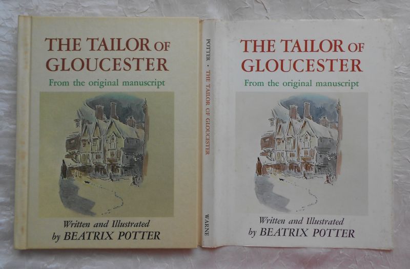 Potter, Beatrix - GEEN miniboekje: The tailor of Gloucester - From the original manuscript [geen isbn ]