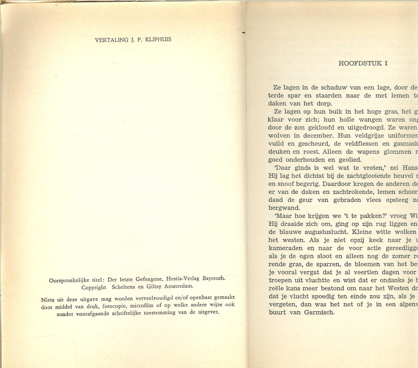 KONSALIK.  G. HEINZ  Vertaling J.F. Kliphuis - DE LAATSTE GEVANGENE