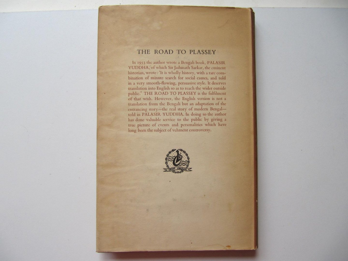 Tapanmohan Chatterji - The Road to Plassey