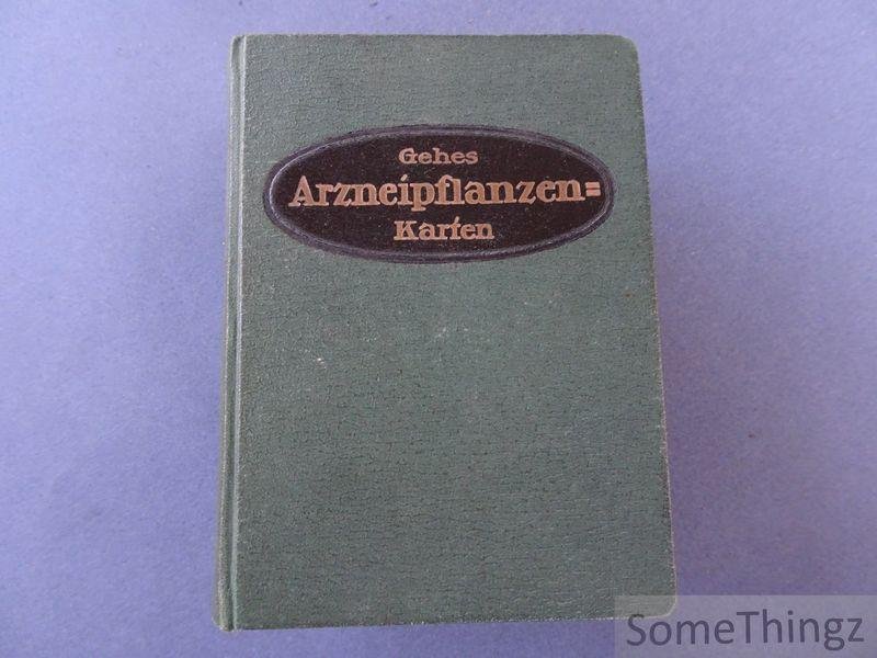 Josef Ostermaier. - Gehes Arzneipflanzenkarten. Nach Original-Aufnahmen von Josef Ostermaier. Buchausgabe der abgeschlossenen Sammlung (Folgen 1 bis 20).
