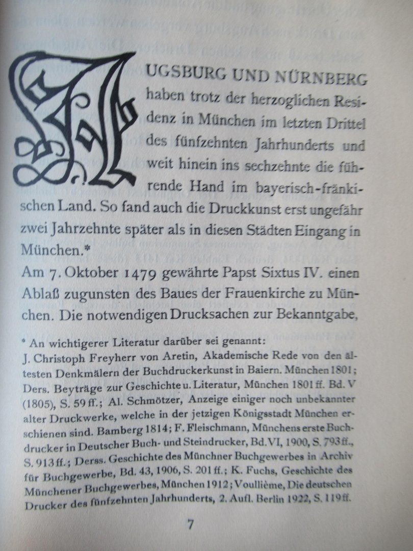 Weil, Ernst - Die Wiegendrucke Munchens