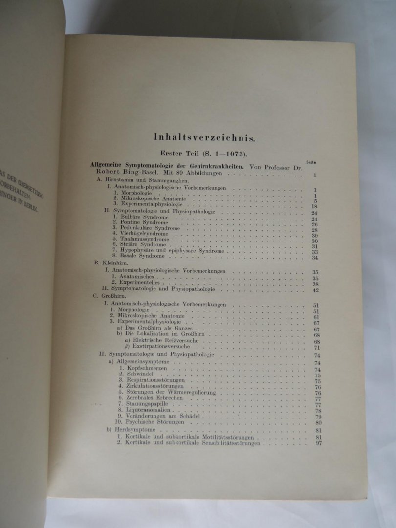 Mohr, Staehelin, Bergmann, Billigheimer - Handbuch der inneren Medizin - Erkrankungen des Nervensystems II