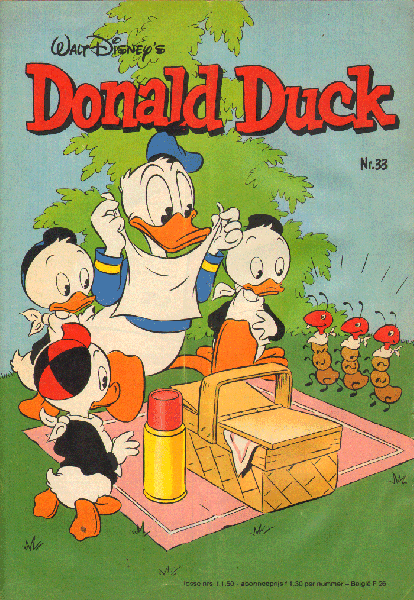 Disney, Walt - Donald Duck 1982 nr. 33, Een Vrolijk Weekblad, goede staat