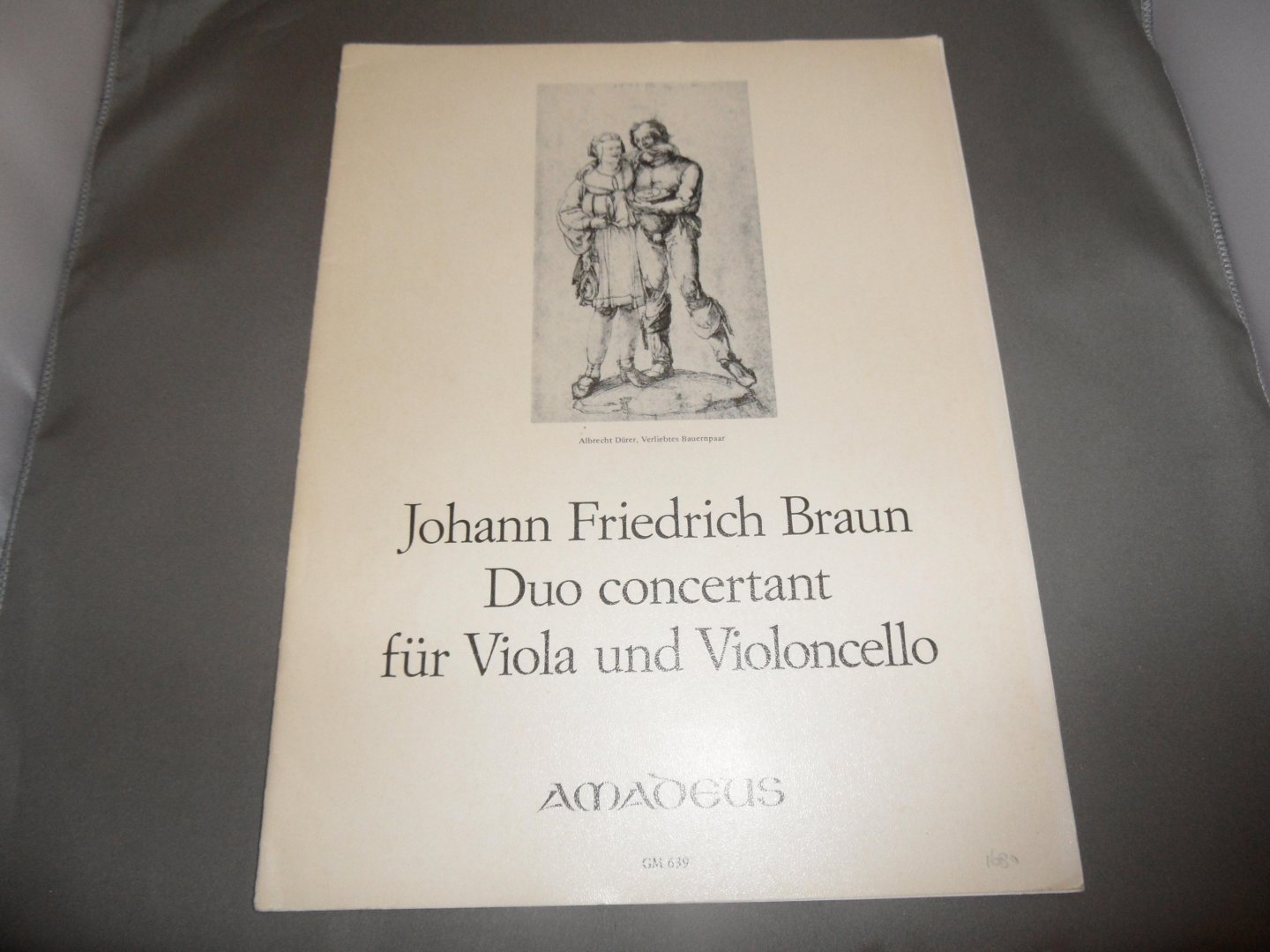 Braun, Johann Friedrich - Duo concertant für Viola und Violoncello