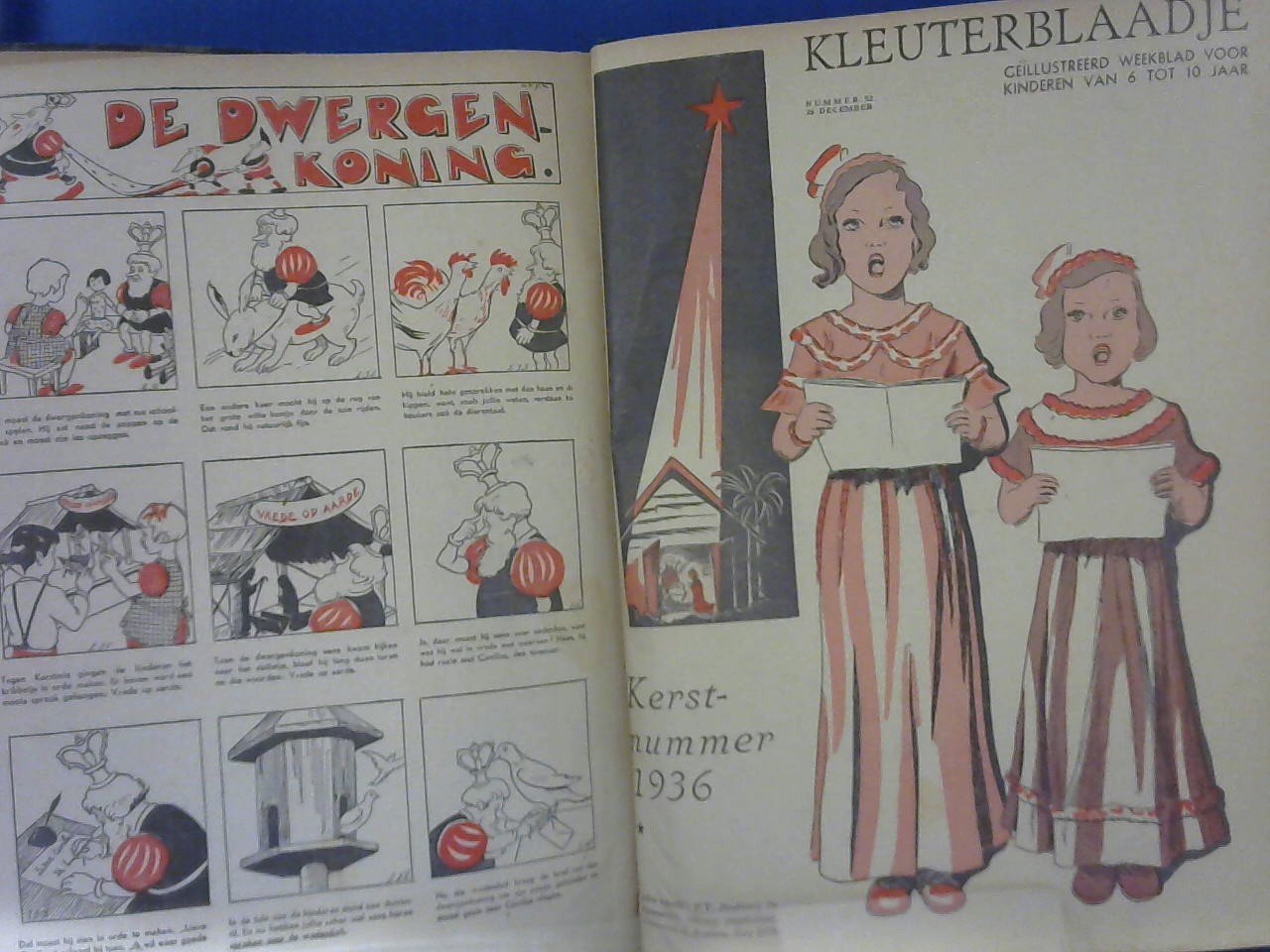 Onder redactie, - Kleuterblaadje, 21e jaargang  1936