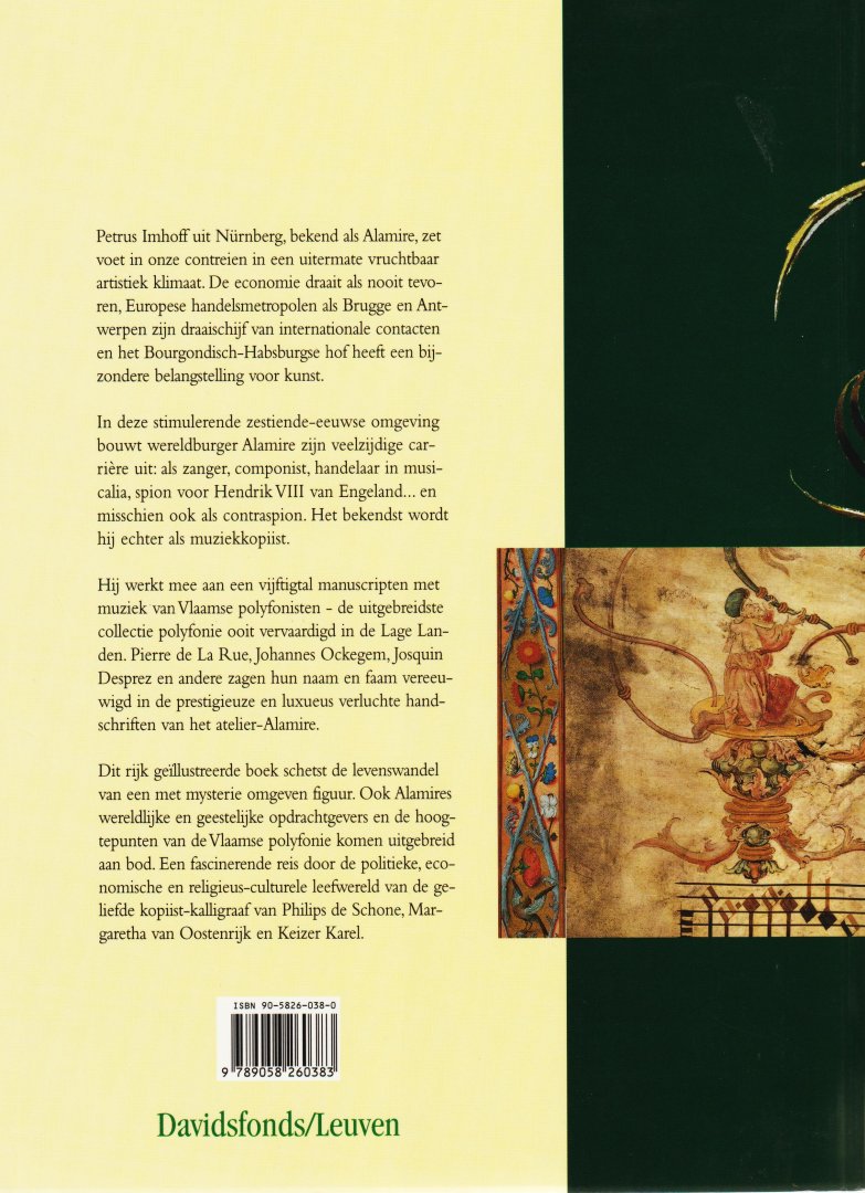 Schreurs, Eugeen (Redactie) - De schatkamer van Alamire. Muziek en miniaturen uit keizer Karels tijd