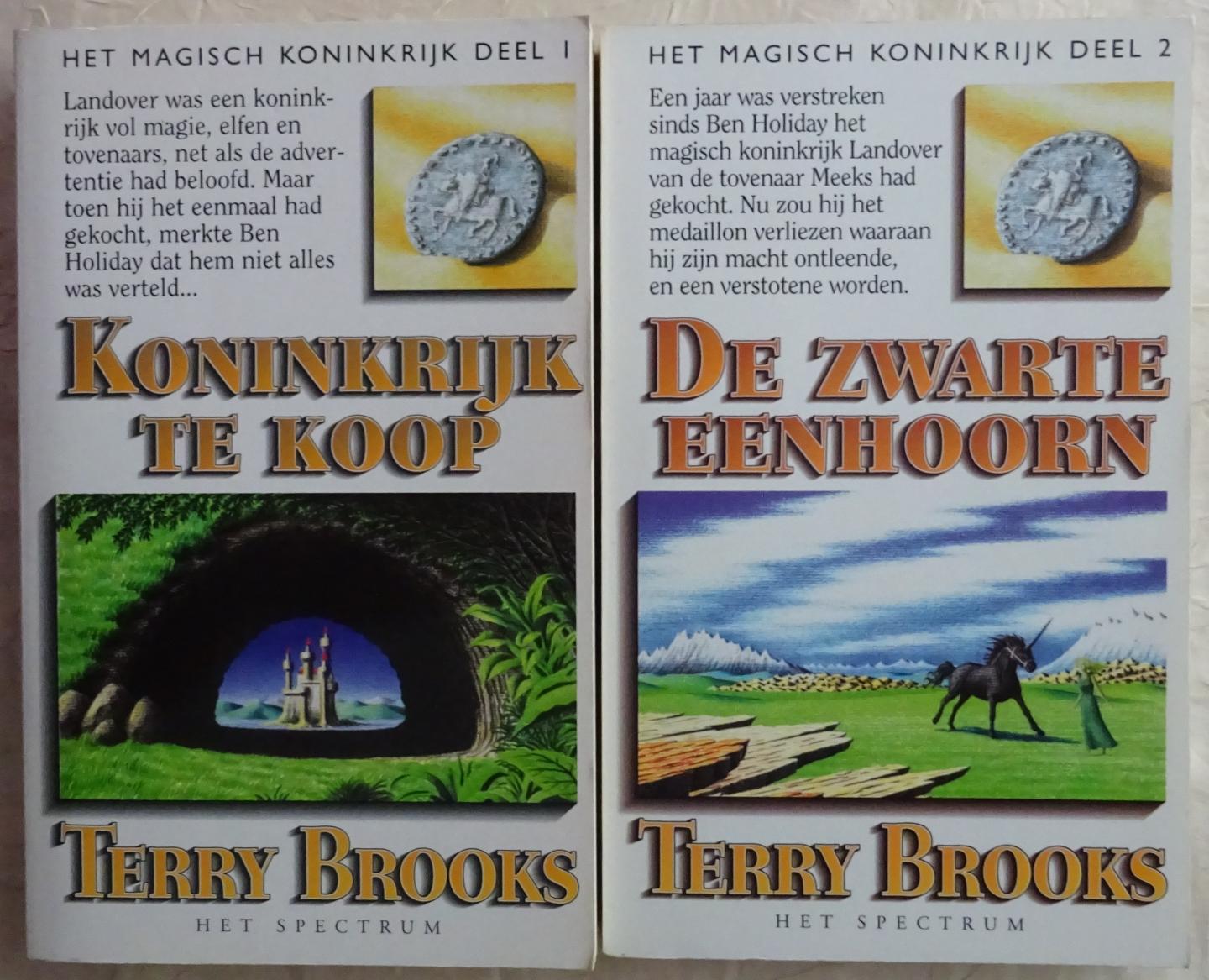 Brooks, Terry - BIJNA complete 6-delige serie Het Magisch Koninkrijk. DEEL 6 ONTBREEKT