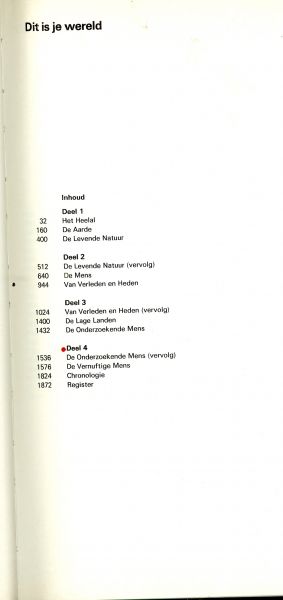 Mitchell, James met heel veel foto`s en illustraties - Dit is je wereld .. Deel 4