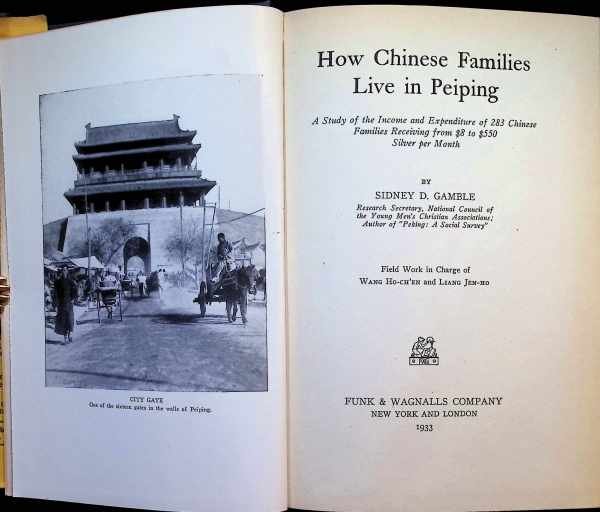Sidney D. Gamble - How Chinese Families Live in Peiping