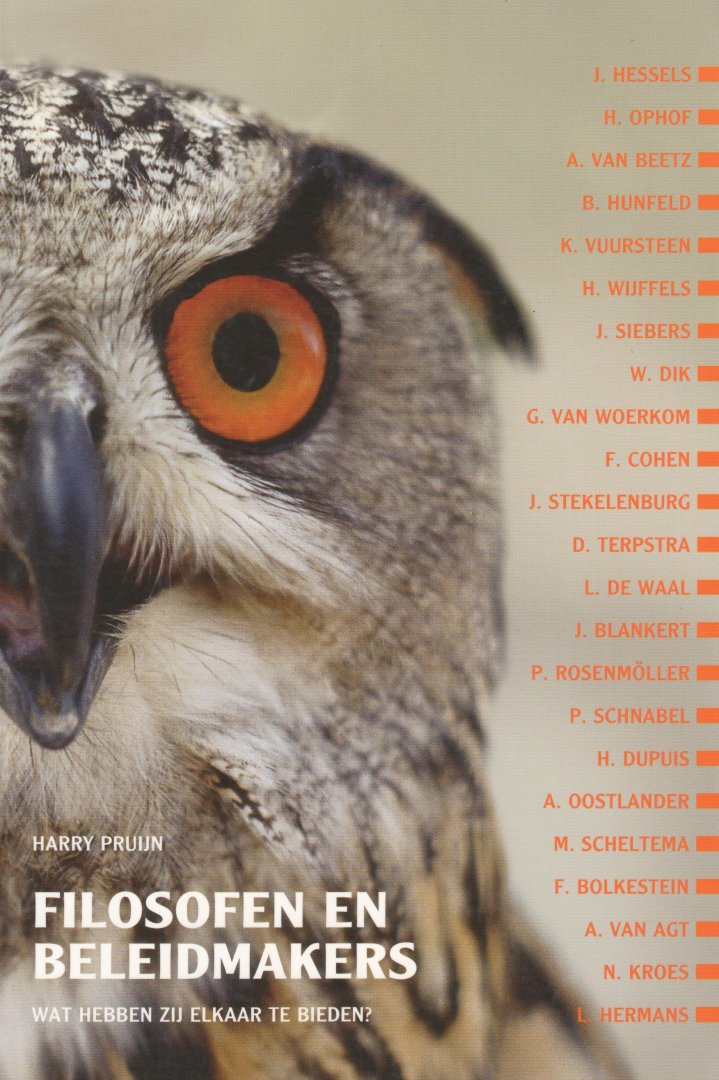 Pruijn, Harry - Filosofen en beleidmakers. Wat hebben zij elkaar te bieden?