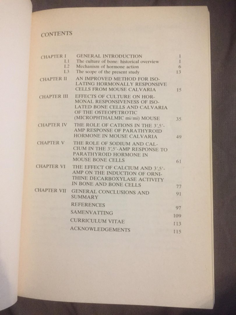 Piet Boonekamp - Harmone responsiveness of bone and bone cells