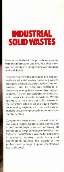 Nemerow, Nelson L. - Industrial Solid Wastes