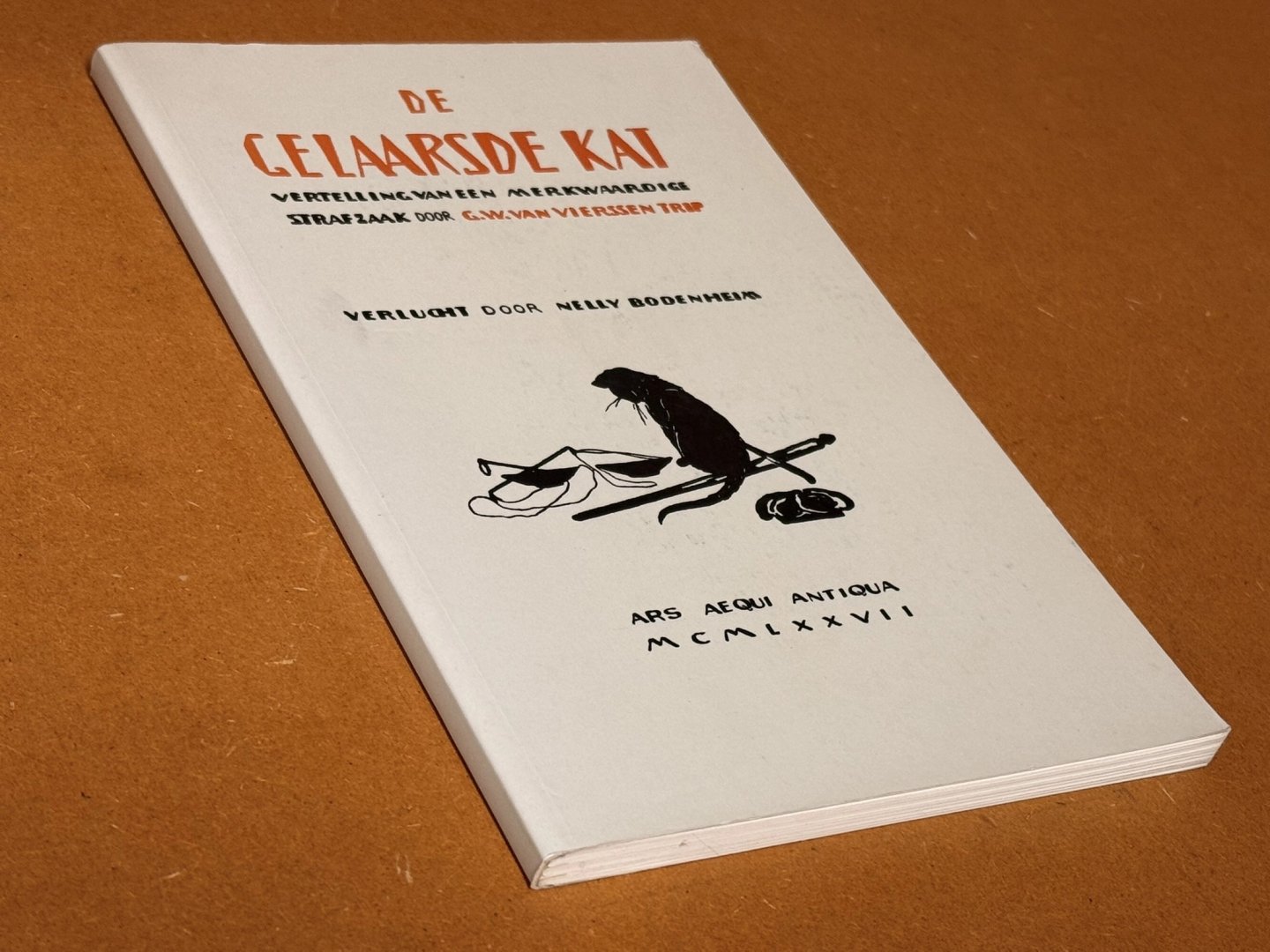 Gustaaf Willem Vierssen Trip; (verlucht door) Nelly Bodenheim - De gelaarsde kat, vertelling van een merkwaardige strafzaak