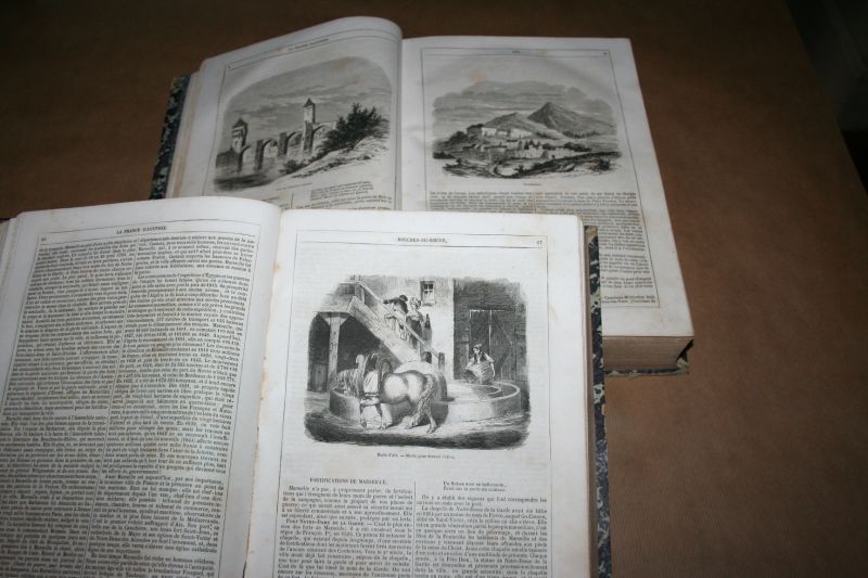 V.A. Malte-Brun - La France Illustrée -- Géographie, Histoire, Administration, et Statistique  1855
