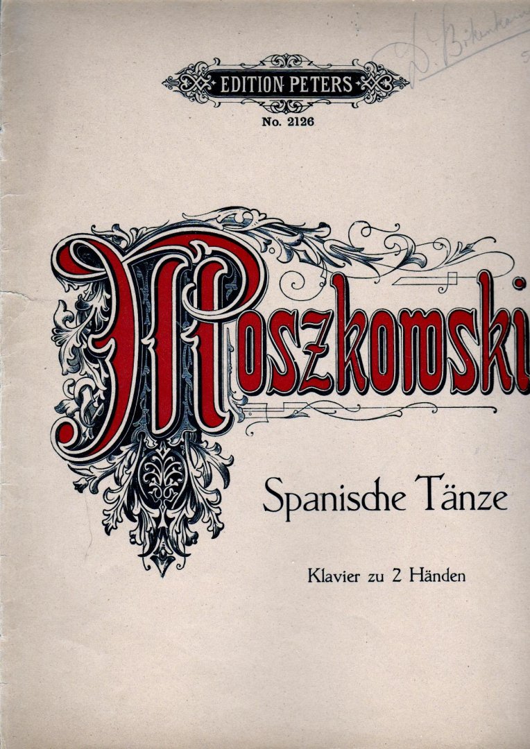 Moszkowski Moritz - Spanische Tanze Klavier zu 2 handen