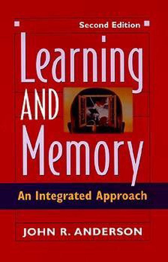 Anderson, John R. - Learning and Memory