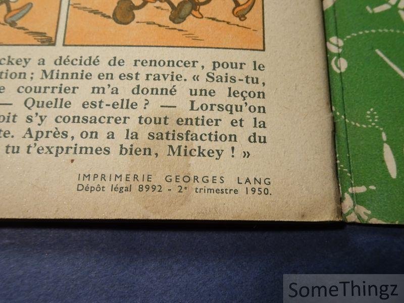 Walt Disney. - Mickey Aviateur.