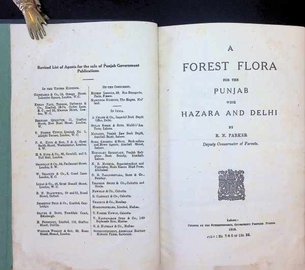 R. N. Parker - A Forest Flora for the Punjab with Hazara and Delhi