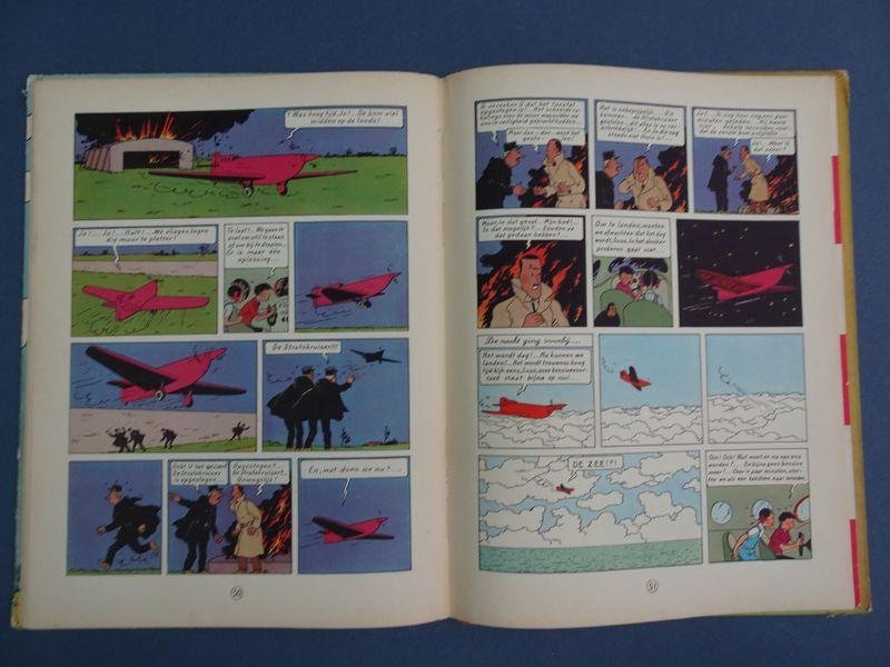 Hergé. - De avonturen van Jo, Suus en Jokko. Stratokruiser H. 22. 1e episode. Het testament van Mr. Pump.