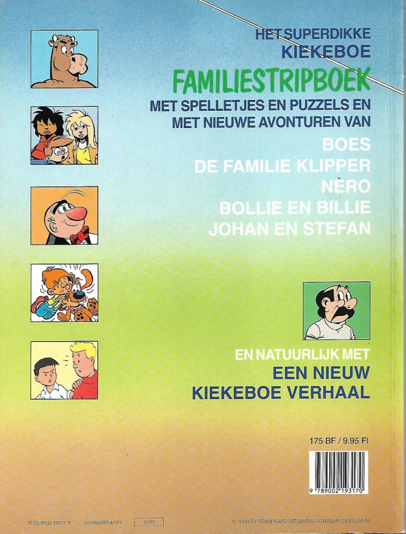  - Kiekeboe familiestripboek / druk 1
