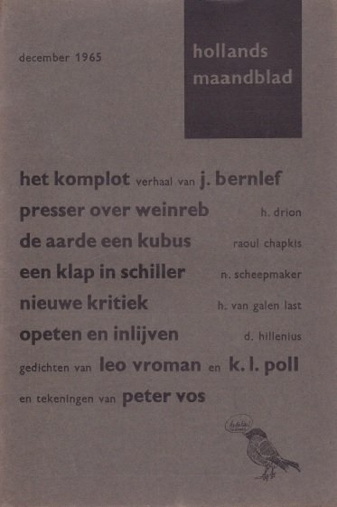 K.L. Poll (redactie) - Hollands Maandblad 221, december 1965, 7e jaargang