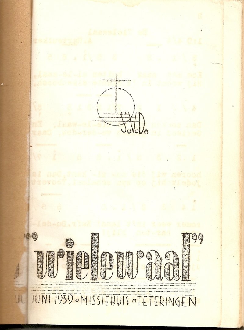 Redactie. - Muziekbundel Wielewaal. Zeldzaam.