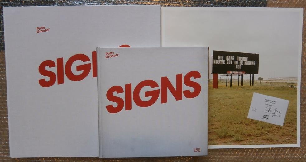 GRANSER, Peter - Peter Granser - Signs + Big Bang Theory, 2007 - Signed and numbered 21/30 - Book + Print<br />