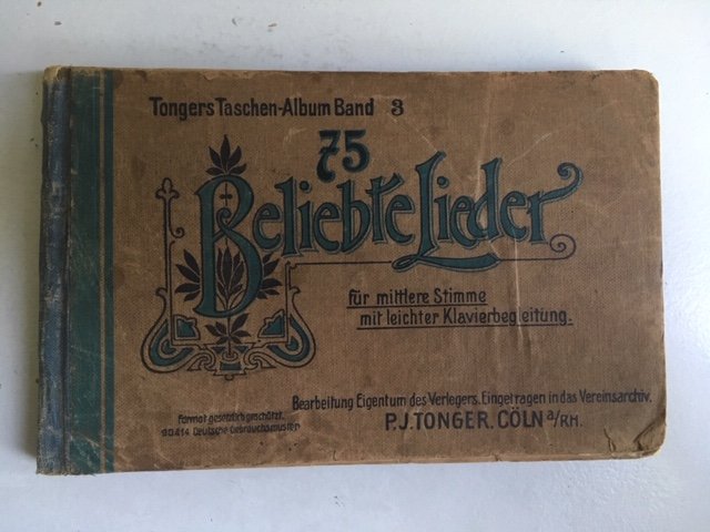 Diverse auteurs - 75 Beliebte lieder für mittlere stimme mit leichter klavierbegleitung