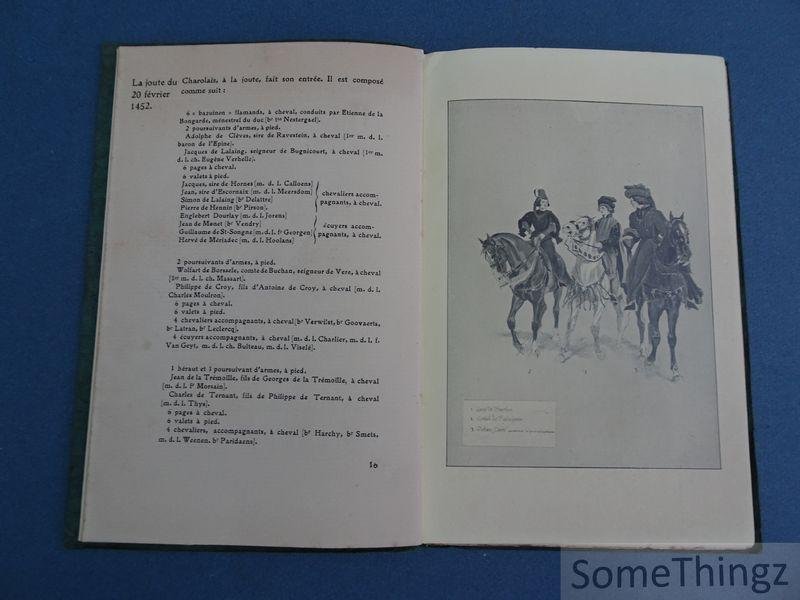 N/A. - Scénario du tournoi de chevalerie 1452-1905 représenté dans le grand hall du cinquantenaire, juillet-août 1905.