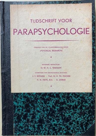 Tenhaeff, Dr. W. H. C. (red.) - TIJDSCHRIFT VOOR  PARAPSYCHOLOGIE. Orgaan van de Studievereeniging voor Psychical Research. 20e jaargang 1952.