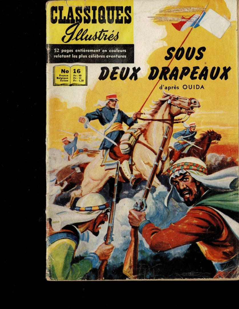 Ouida - classiques illustrés 16 sous deux drapeaux