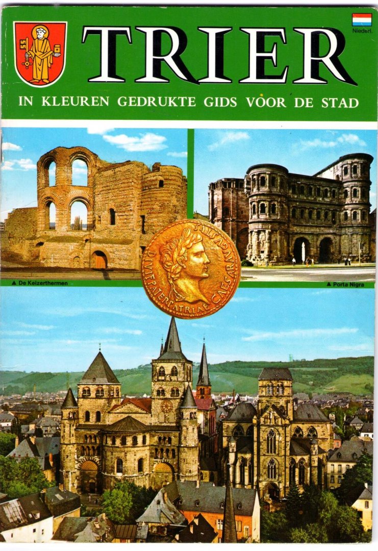 Hollerbach, Dr. Eugen - Trier, in kleuren gedrukte gids voor de stad