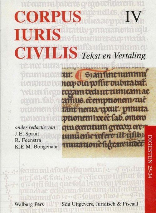 J.E. Spruit - Corpus Iuris Civilis IV Digesten 25-34