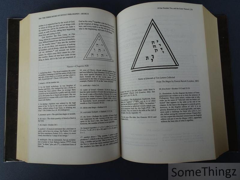 Henry Cornelius Agrippa of Nettesheim and Donald Tyson (edit). - Three Books of Occult Philosophy - The Foundation Book of Western Occultism.