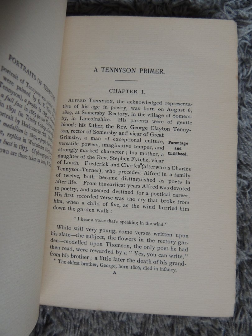 Dixon William Macneile - A primer of Tennyson, with a critical essay